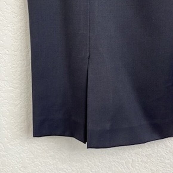 Aquascutum London Dual Slit Solid Pencil Skirt Straight - Picture 3 of 9